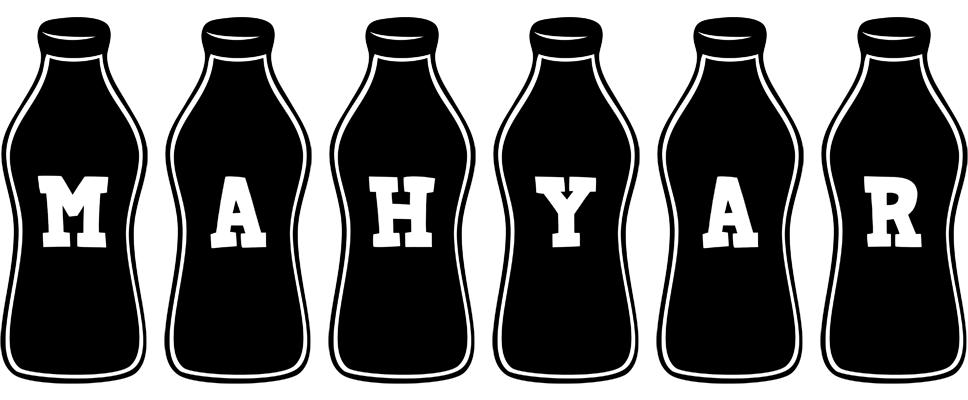 Mahyar bottle logo