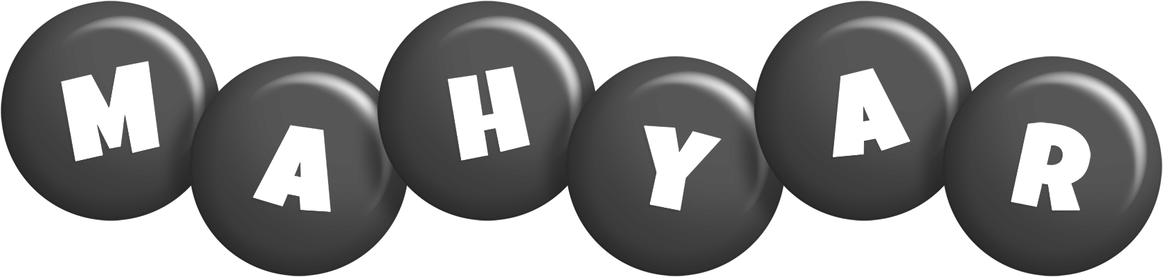 Mahyar candy-black logo