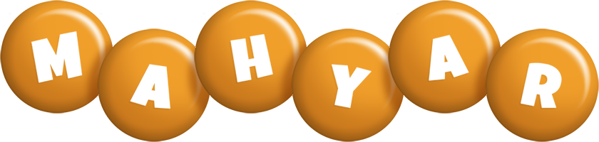 Mahyar candy-orange logo