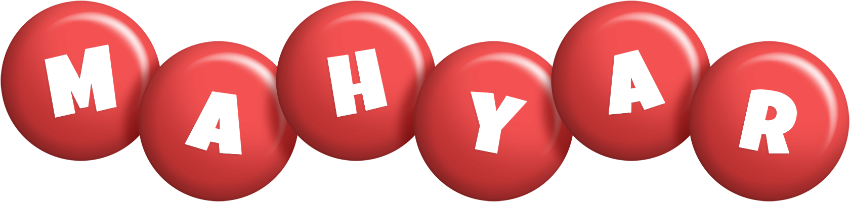 Mahyar candy-red logo
