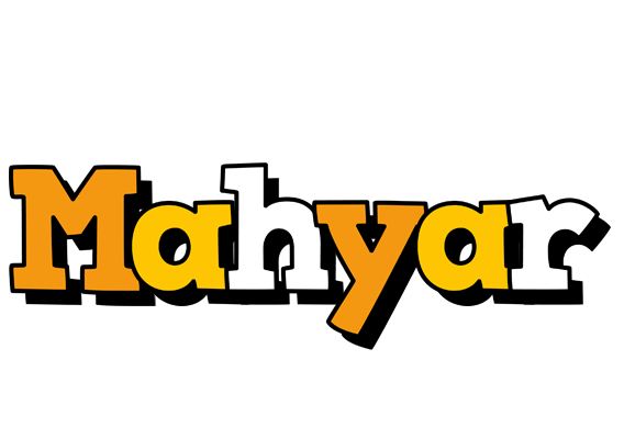Mahyar cartoon logo