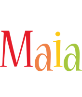 Maia birthday logo