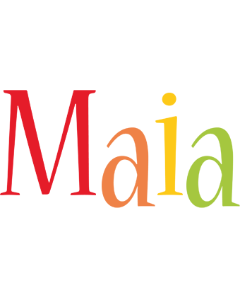 Maia birthday logo