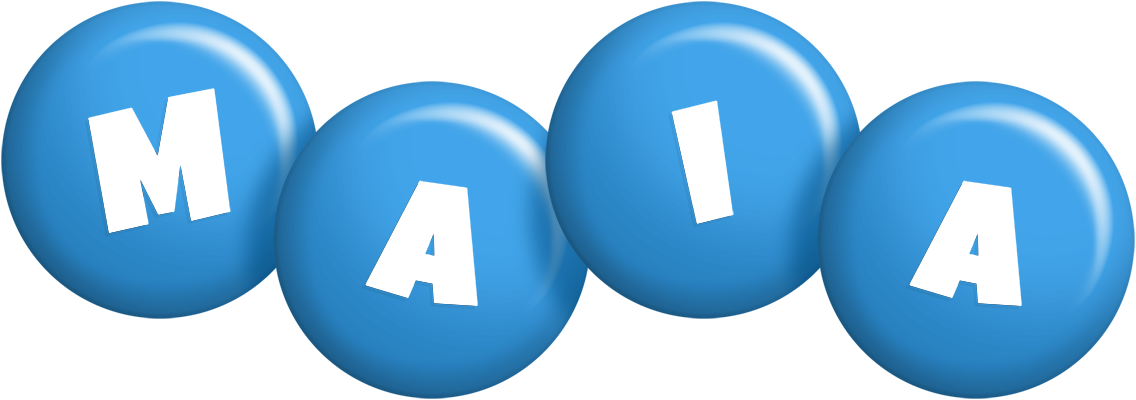 Maia candy-blue logo