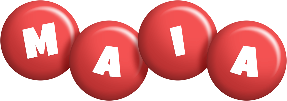 Maia candy-red logo