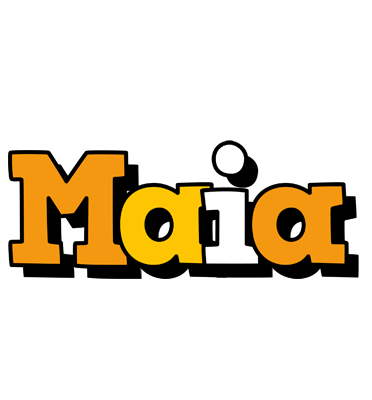 Maia cartoon logo