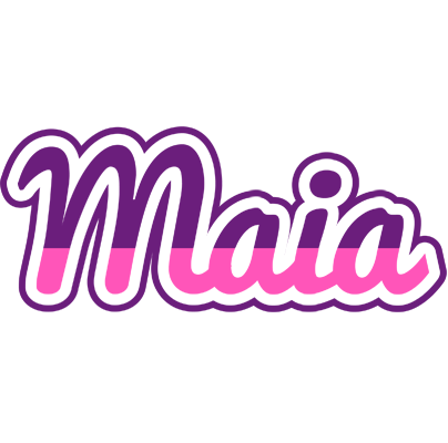 Maia cheerful logo