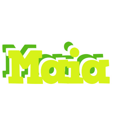 Maia citrus logo