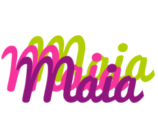 Maia flowers logo