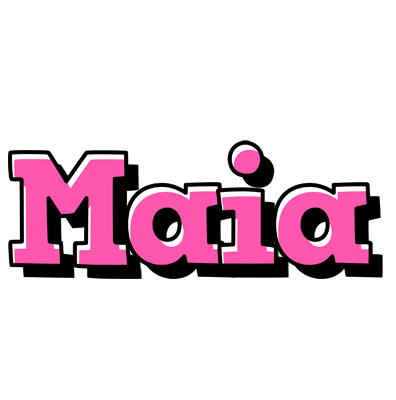 Maia girlish logo
