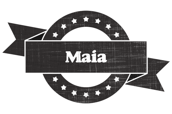 Maia grunge logo
