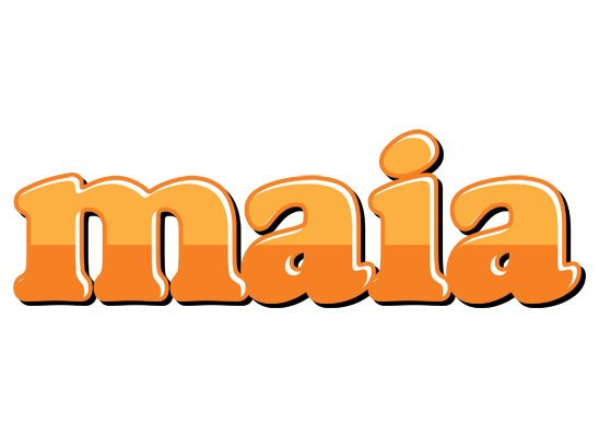 Maia orange logo