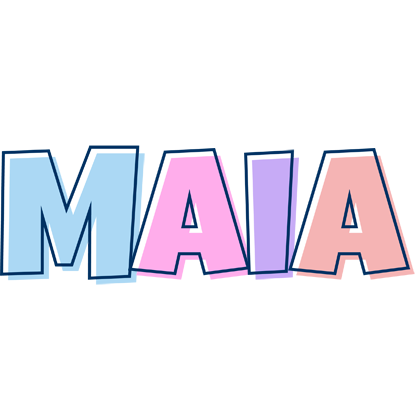Maia pastel logo
