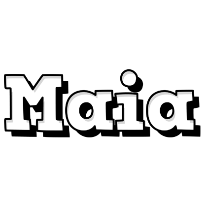 Maia snowing logo
