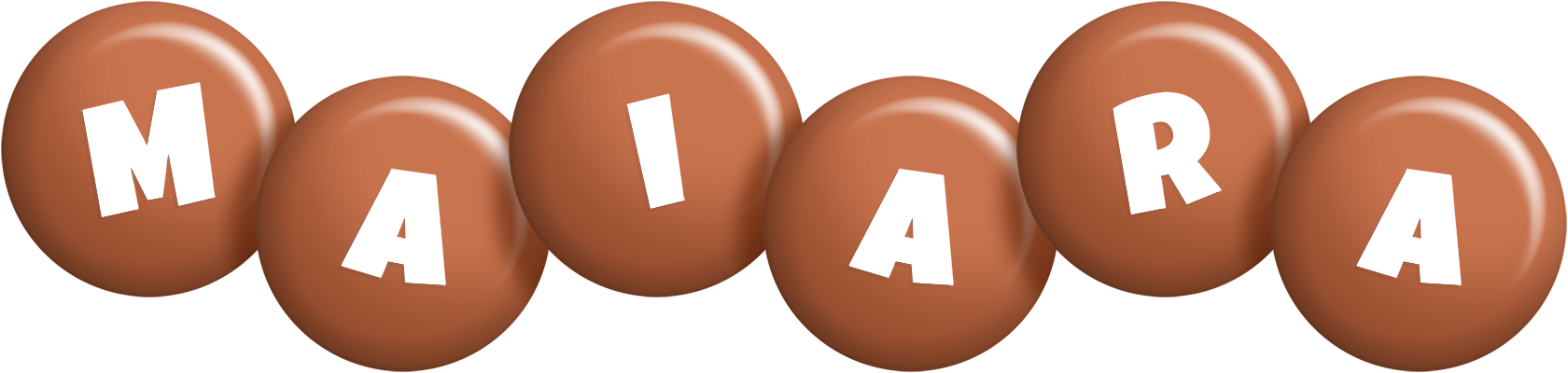 Maiara candy-brown logo