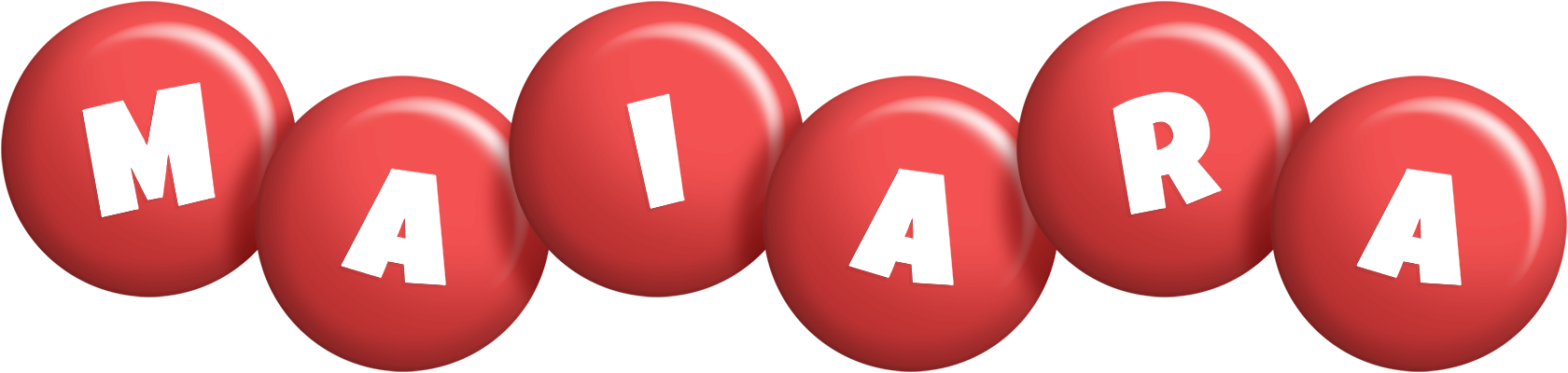 Maiara candy-red logo