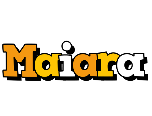 Maiara cartoon logo