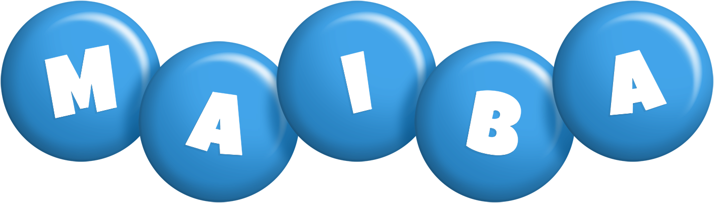 Maiba candy-blue logo