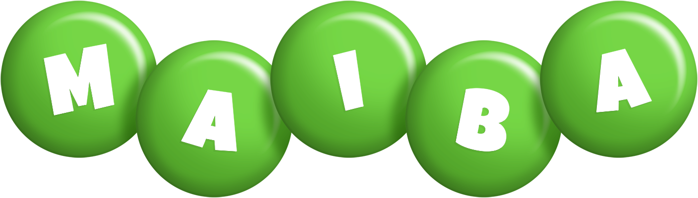 Maiba candy-green logo