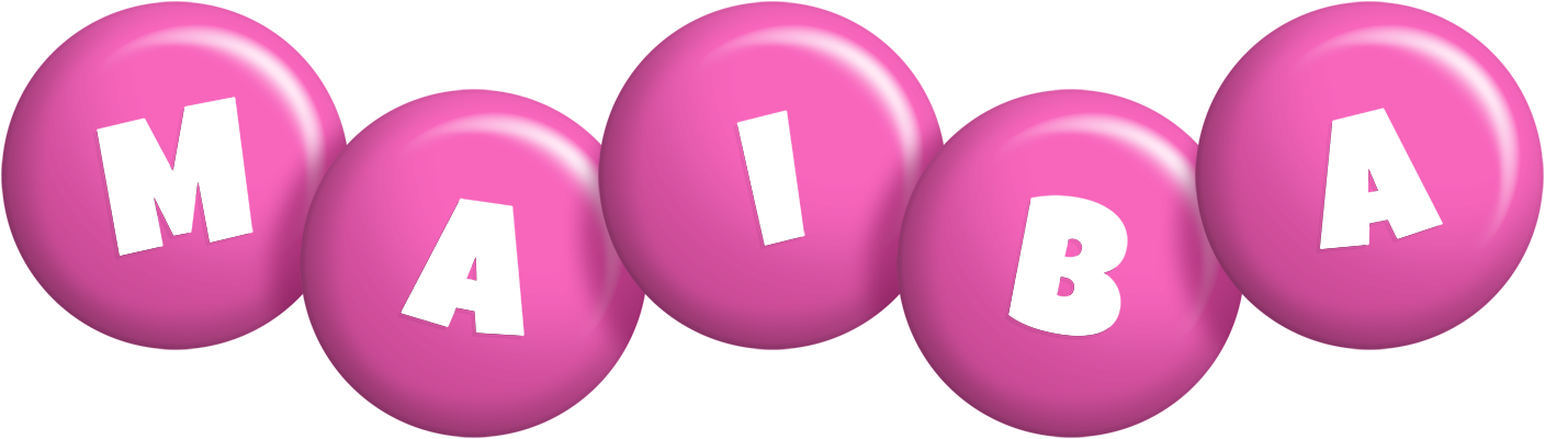 Maiba candy-pink logo