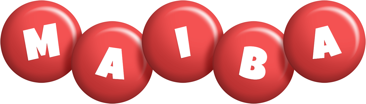 Maiba candy-red logo
