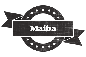 Maiba grunge logo