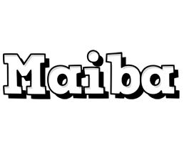 Maiba snowing logo