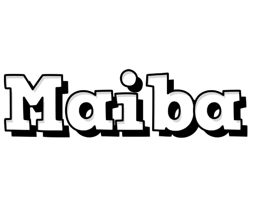 Maiba snowing logo