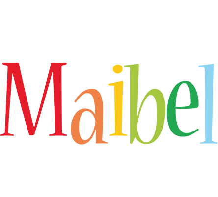 Maibel birthday logo