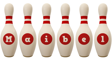 Maibel bowling-pin logo