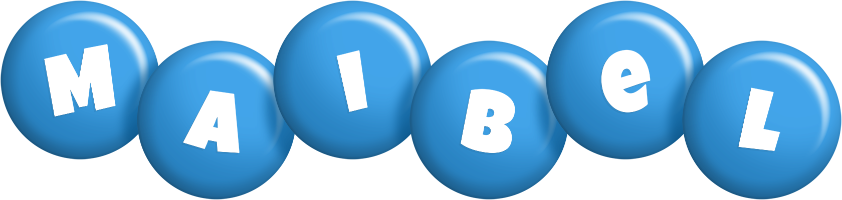 Maibel candy-blue logo