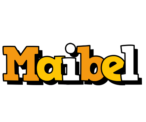 Maibel cartoon logo