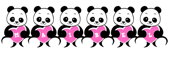 Maibel love-panda logo