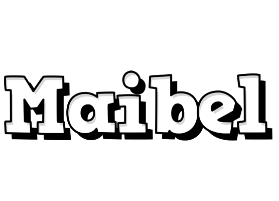 Maibel snowing logo