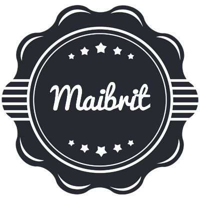 Maibrit badge logo