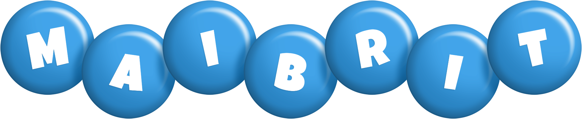 Maibrit candy-blue logo