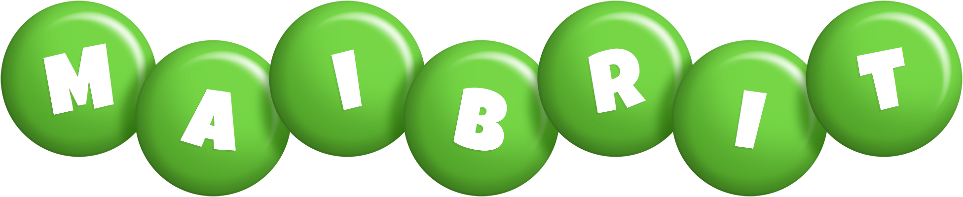 Maibrit candy-green logo