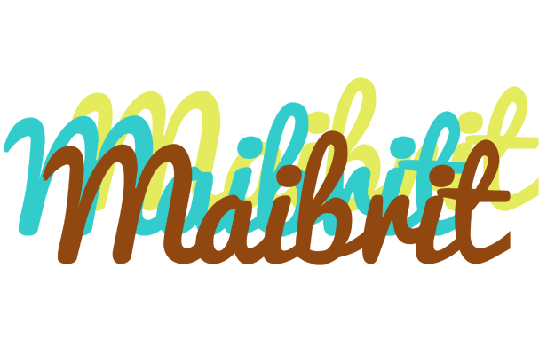 Maibrit cupcake logo