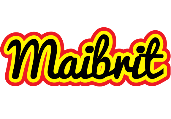 Maibrit flaming logo