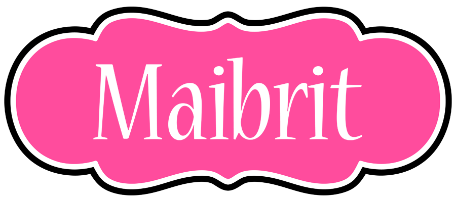 Maibrit invitation logo