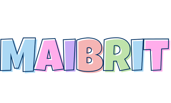 Maibrit pastel logo