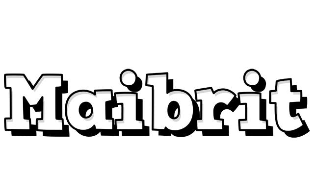 Maibrit snowing logo