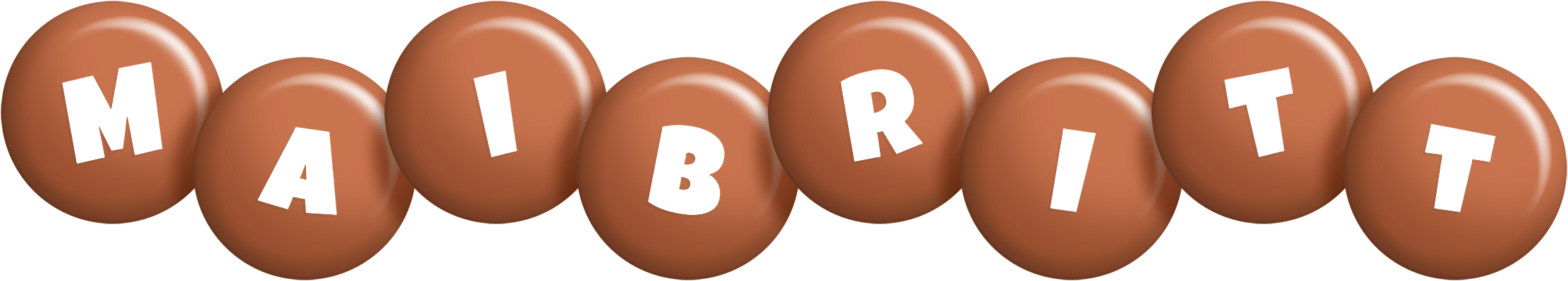 Maibritt candy-brown logo