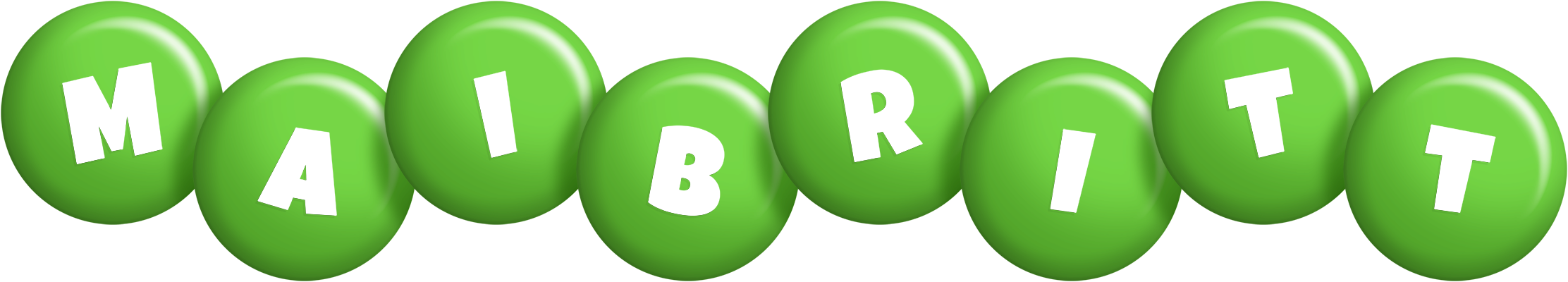 Maibritt candy-green logo