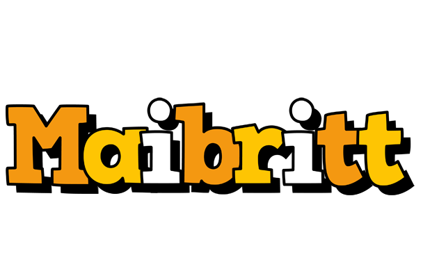 Maibritt cartoon logo