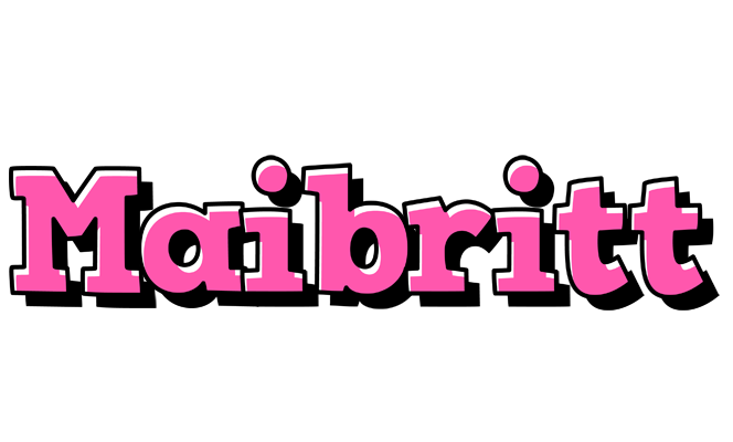 Maibritt girlish logo
