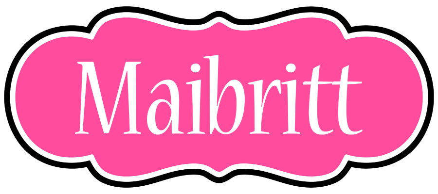 Maibritt invitation logo