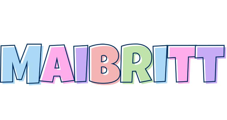 Maibritt pastel logo