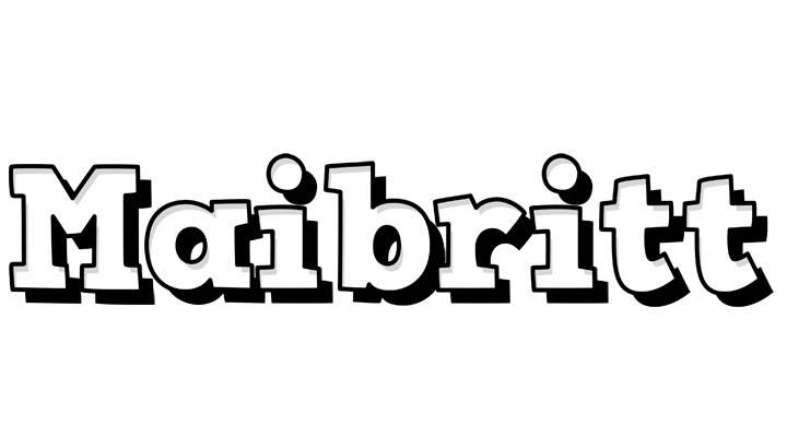 Maibritt snowing logo