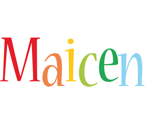 Maicen birthday logo